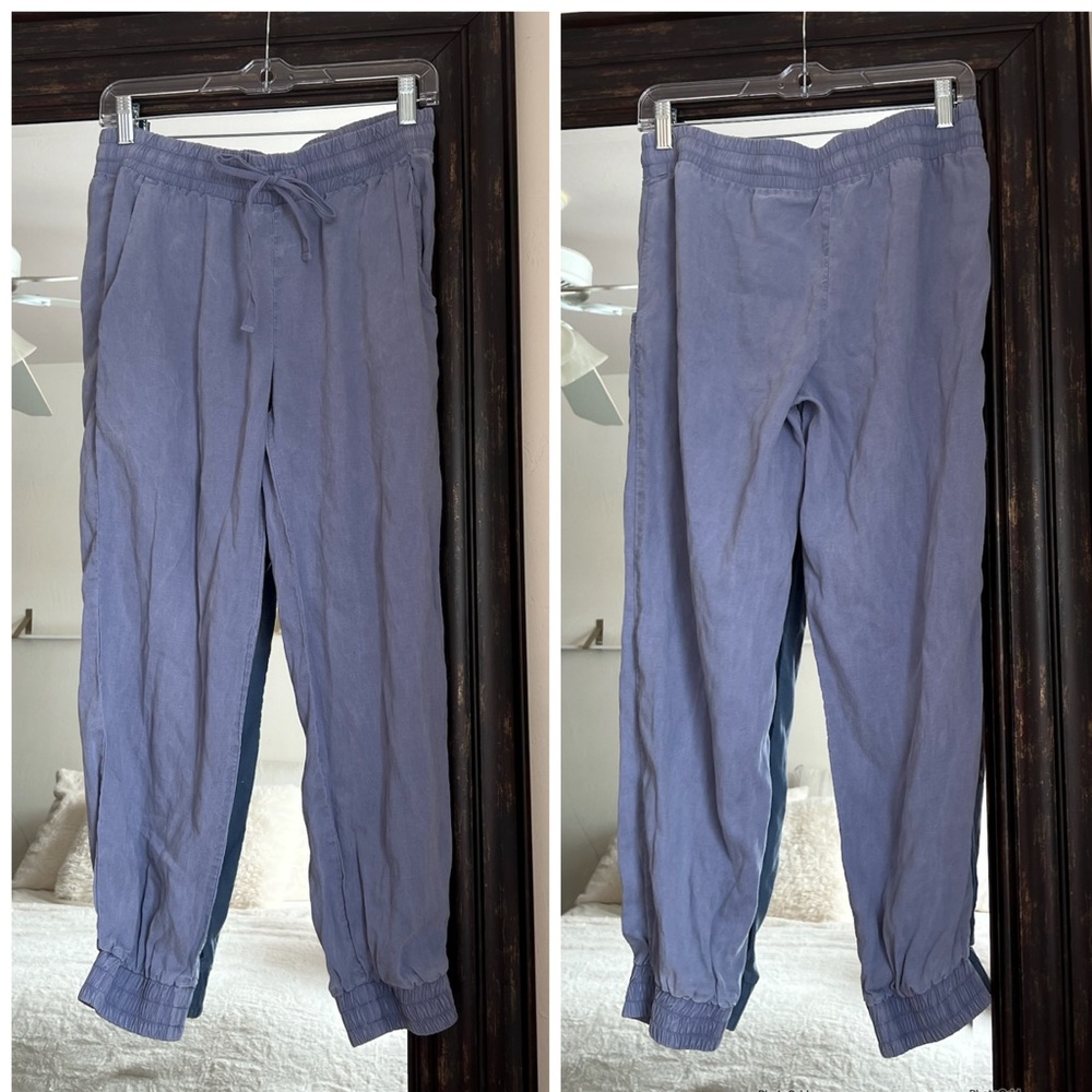 Anthropologie Cloth & Stone Purple Tencel Jogger Pants